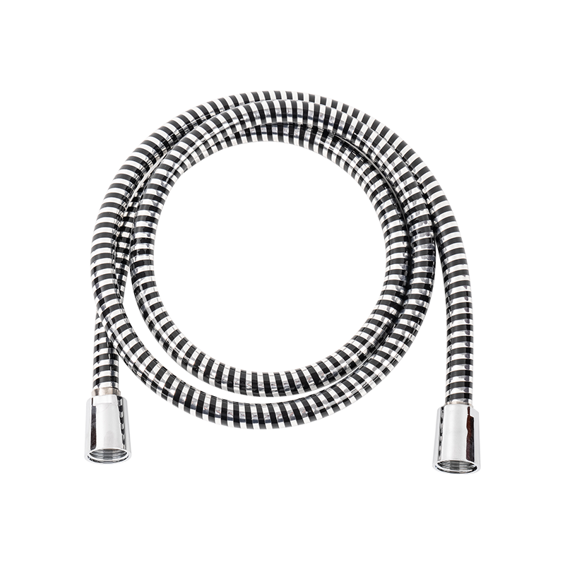 PVC black and white concave and convex pipe shower hose water heater rubber plastic water hose shower head hose