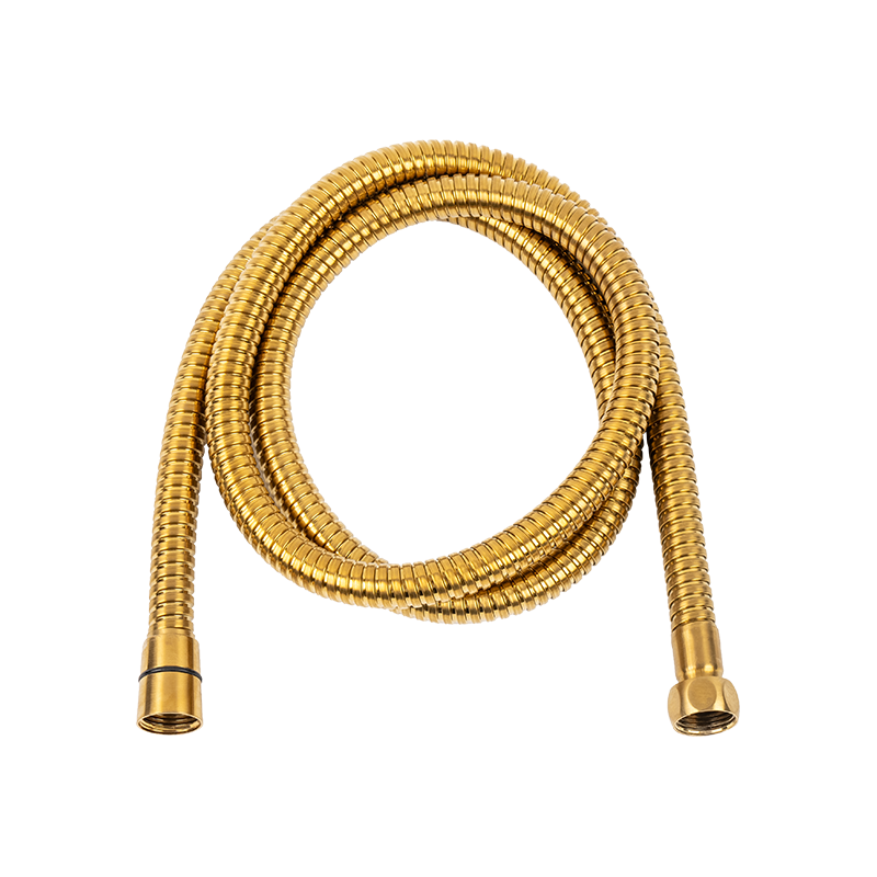 PVD hose metal universal bending shaped silicone hose gooseneck hose peptide gold color