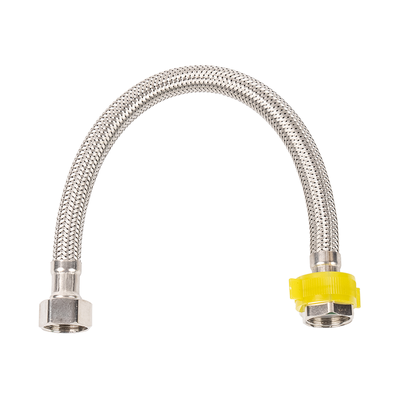 Stainless steel braided hose 304 stainless steel braided water inlet hose water heater stainless steel braided hose connection water inlet hose