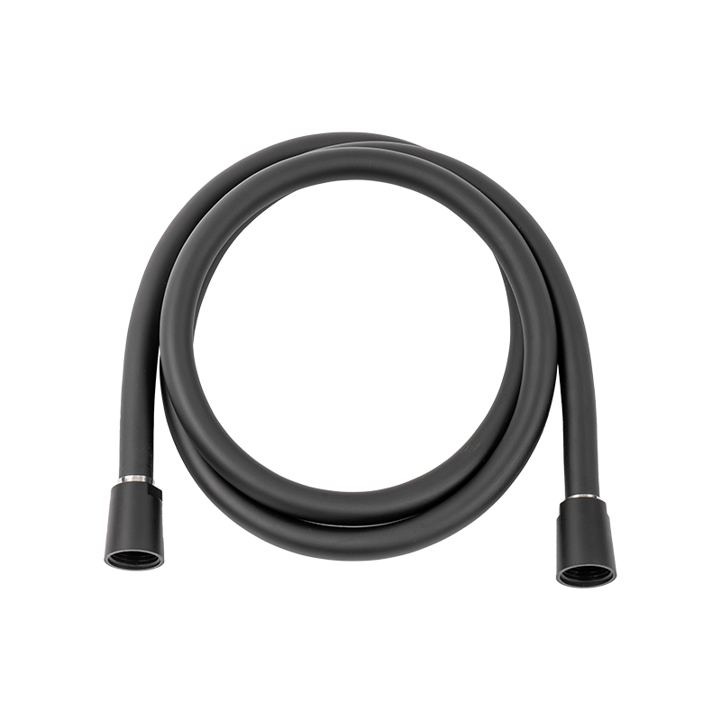 Silver gray porcelain white silver white full black PVC shower hose